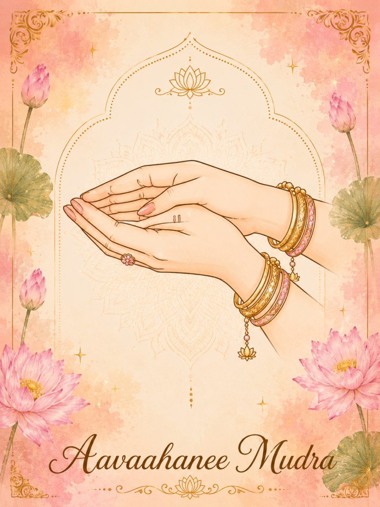 ಆವಾಹನೀ ಮುದ್ರೆ aavaahanee mudra