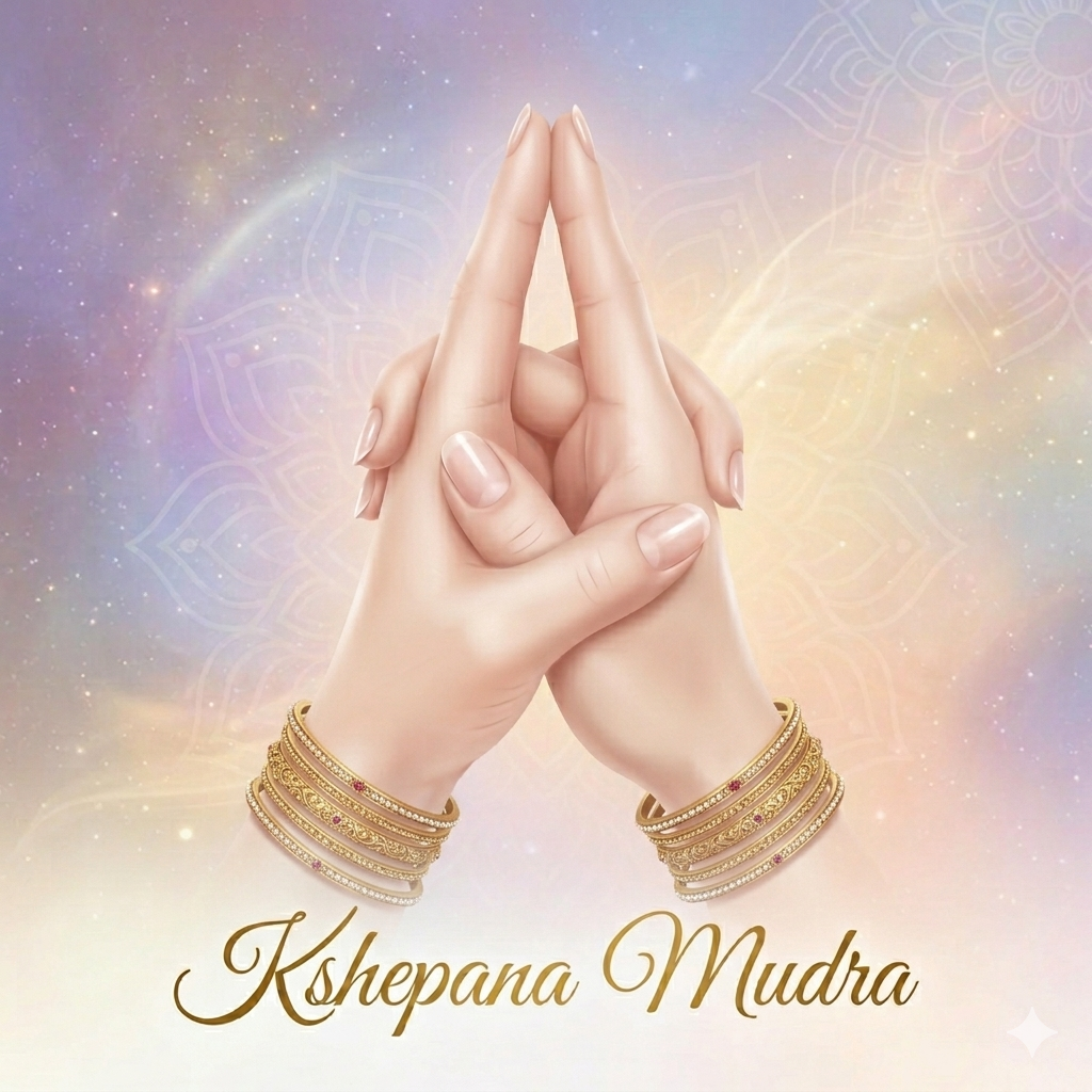 क्षेपण मुद्रा kshepana mudra helps flush out accumulated bodily toxins, stale energy, and deep-seated negativity from the system