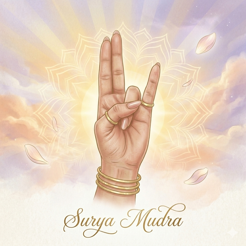 सूर्य मुद्रा surya mudra